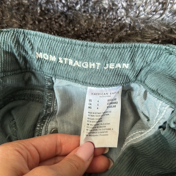American Eagle Outfitters Corduroy Mom Straight Jean - Picture 6 of 6